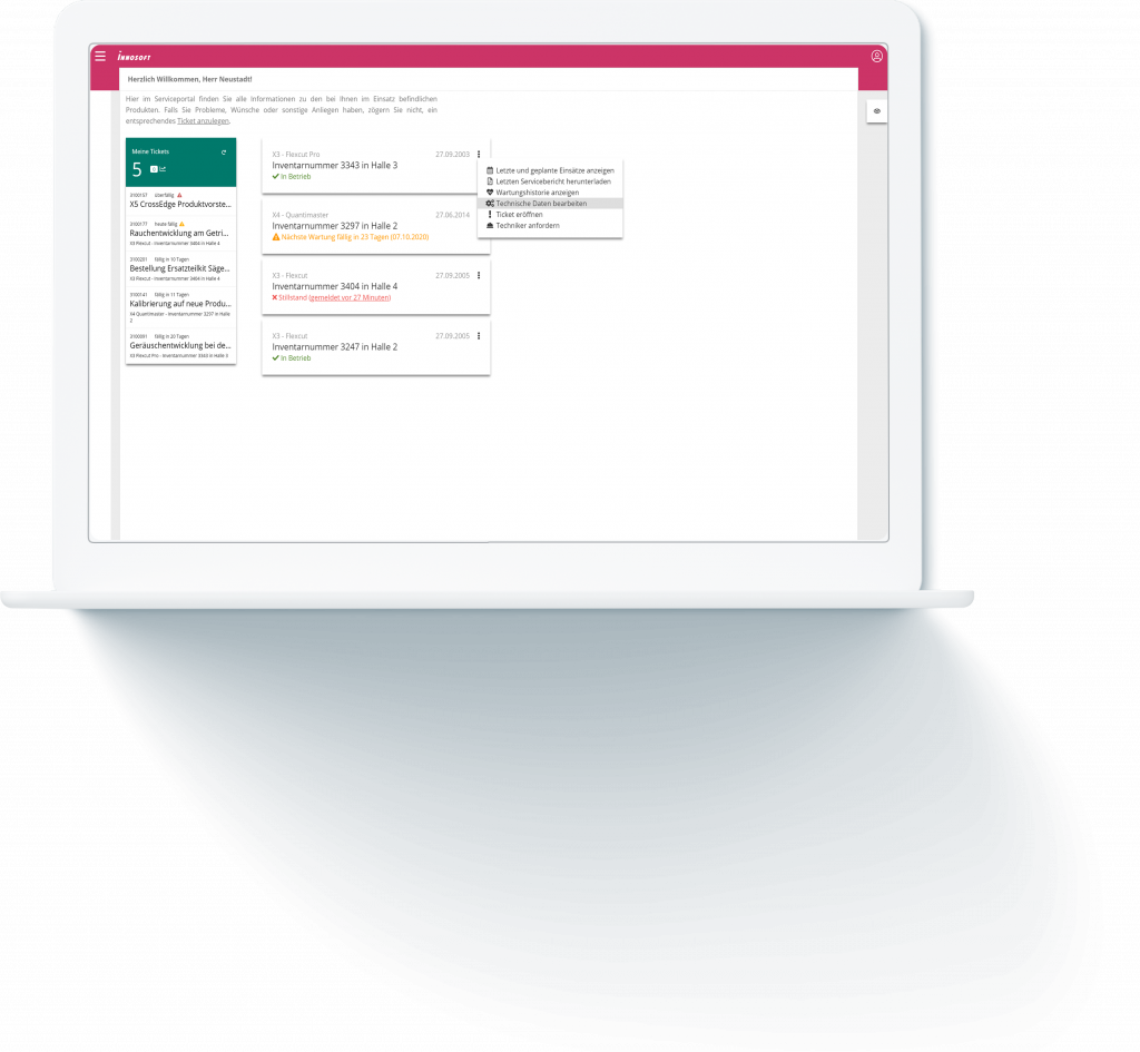 Field Service Management Customer Portal