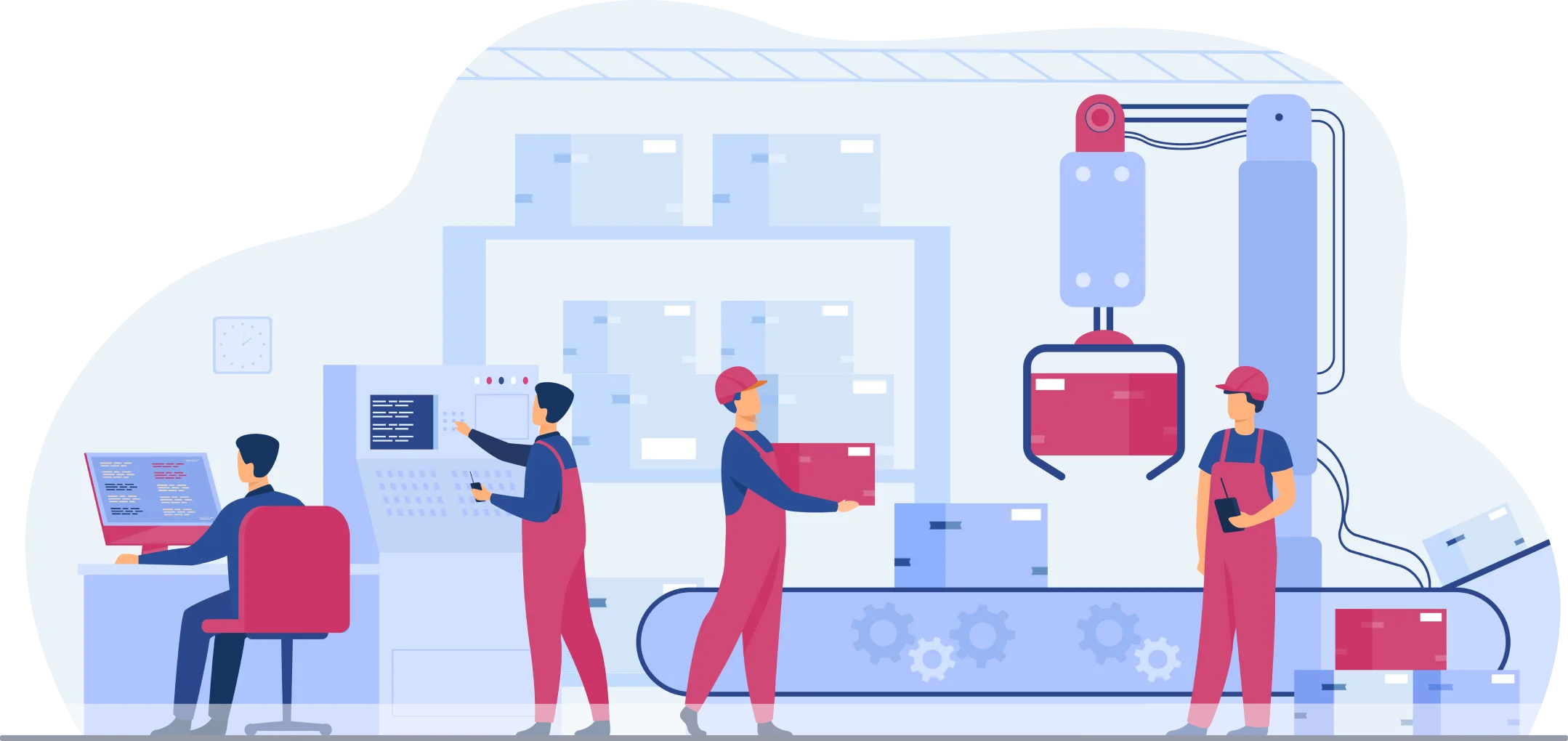 Illustration zum digitalen Workforce Management