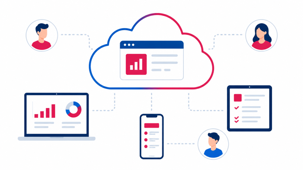 Cloud-Lösung für Unternehmenssoftware